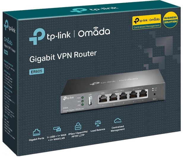 TP-LINK ER605 Multi-WAN VPN ER605 Gigabit - 636902 - zdjęcie 5